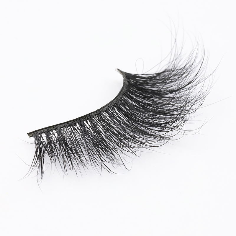Eyelash Supplier Sell Real Mink Fur 5D 25mm Strip Lashes with Private Label in the Uk JN126
